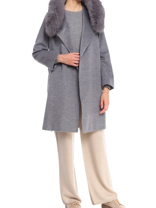 Бежевые брюки MAX MARA: фото 3 - Invogue